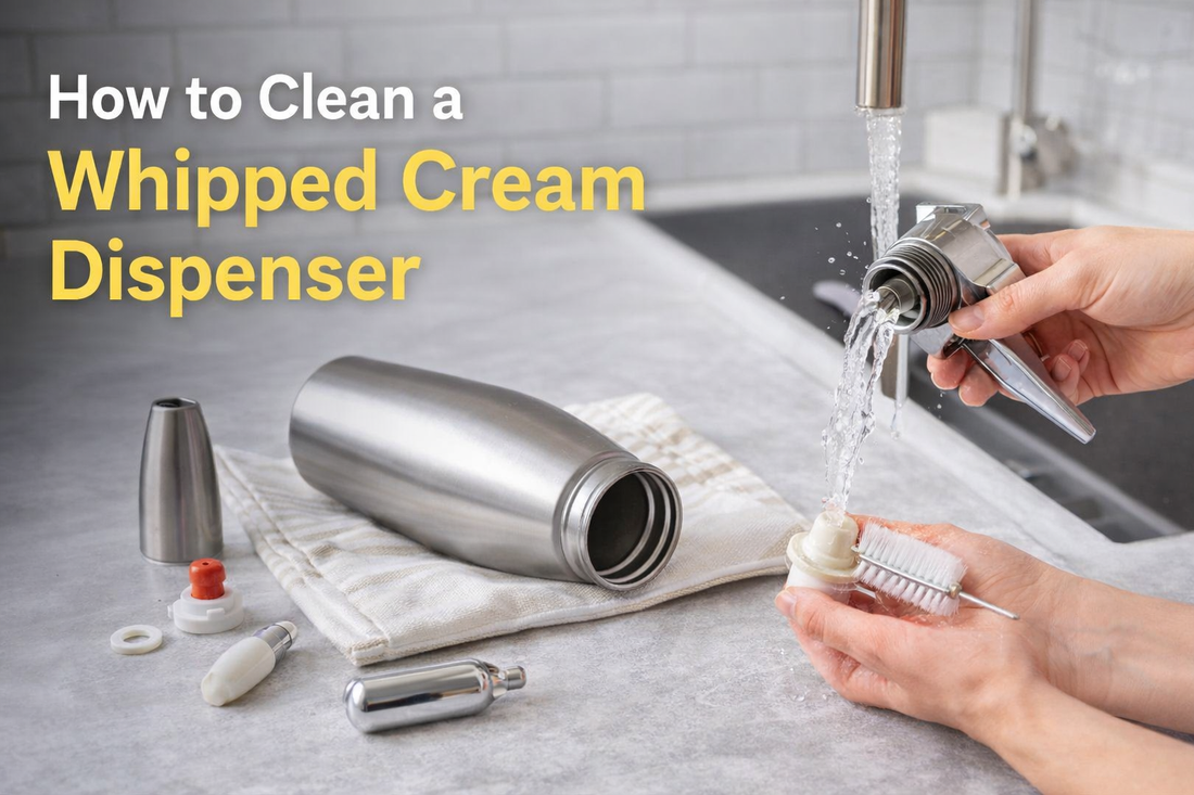 How to Clean a Whipped Cream Dispenser