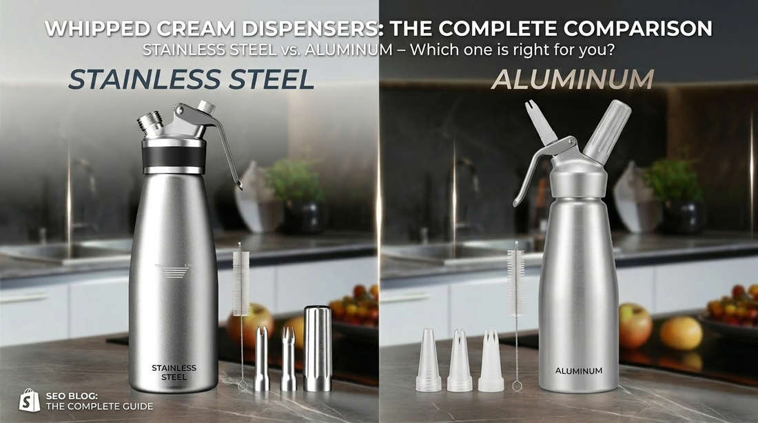 Stainless Steel vs Aluminum Cream Dispenser: Which Whipped Cream Maker Wins for Your Kitchen?